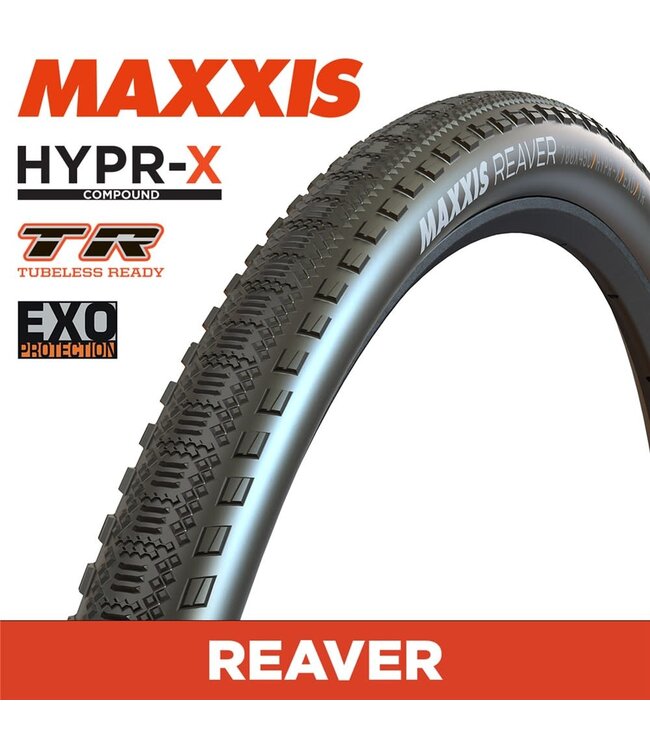 Maxxis Maxxis Reaver Gravel Tyre- 700 X 45 120 TPI Folding - HYPR-X EXO TR