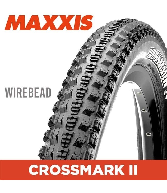 Maxxis Maxxis Crossmark II Tyre - 26 X 2.25 - Wire - 60 TPI - Single Compound - Black