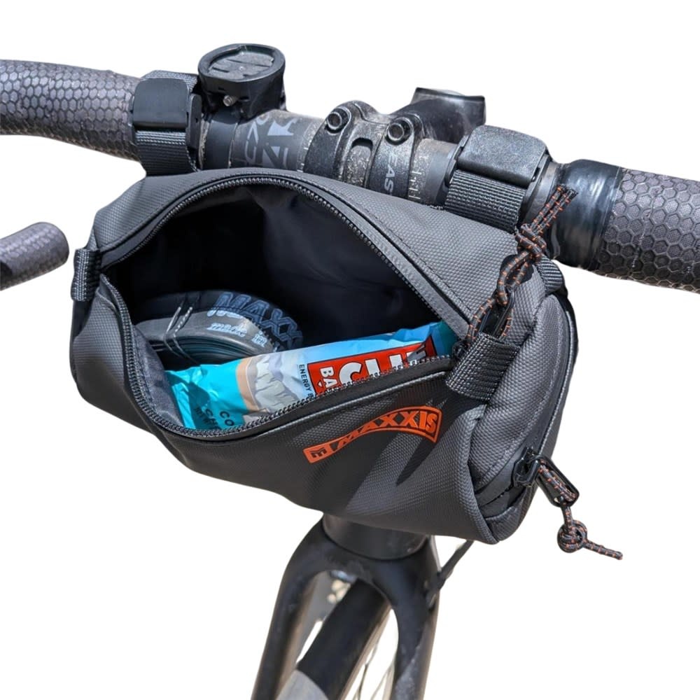Maxxis Handlebar Bag - Waterproof PVC 20x10cm - Black - Epic Cycles