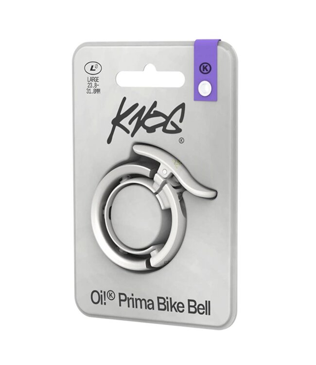 Knog Oi Prima Large Bell - Grey
