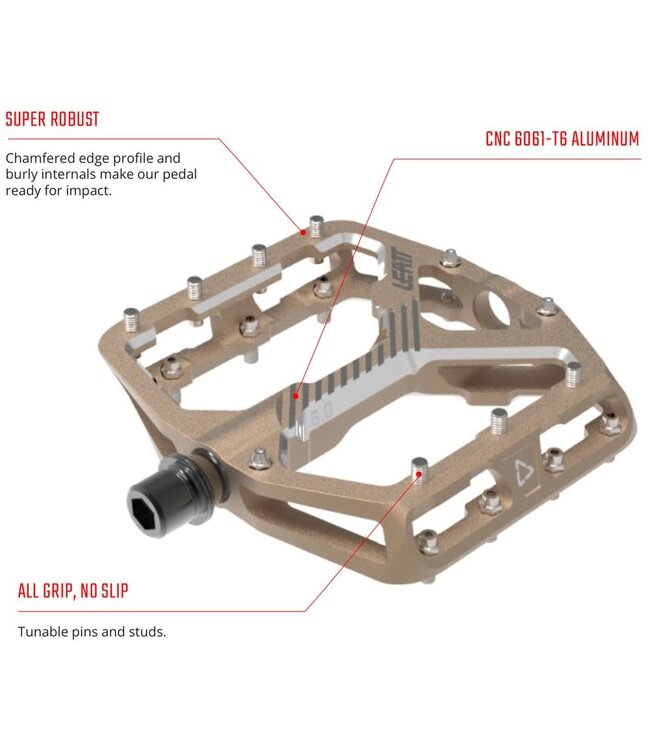 Leatt Leatt Pedal All Mountain 6.0 Flat Wide - 107mm Black