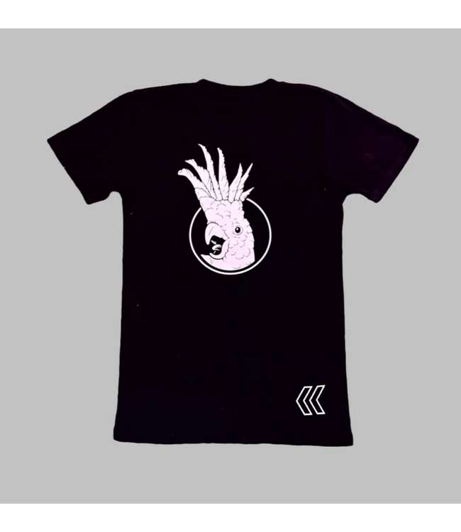Curve Cycling Curve Cockatoo Logo Staple Tee Black