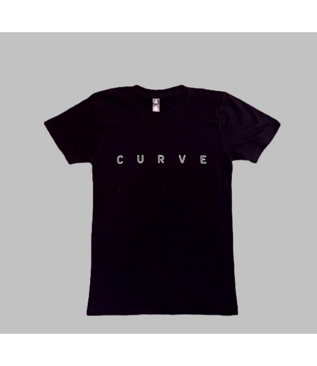 Curve Cycling Curve Cockatoo Logo Staple Tee Black