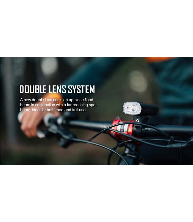 Magicshine Magicshine Front Light - RAY 1600 Bluetooth - Garmin Bar Mount & Go-Pro Adapter - IPX6 USB-C