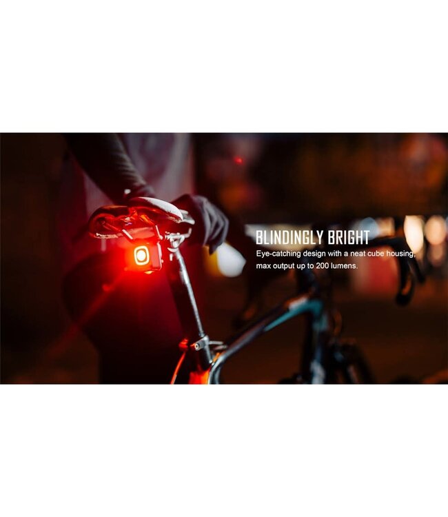 Magicshine Magicshine Rear Light - SeeMee 200 V3 - Brake & Ambient Light Sensor - USB-C - IPX6