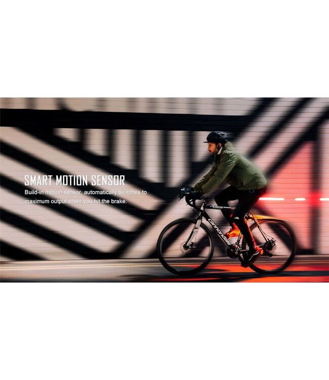 Magicshine Magicshine Rear Light - SeeMee 200 V3 - Brake & Ambient Light Sensor - USB-C - IPX6