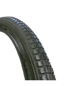 Six 20 Vee Rubber Tyre 18 x 1 3/8 ( 37 x 387) Black