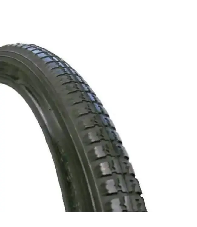 Six 20 Vee Rubber Tyre 18 x 1 3/8 ( 37 x 387) Black