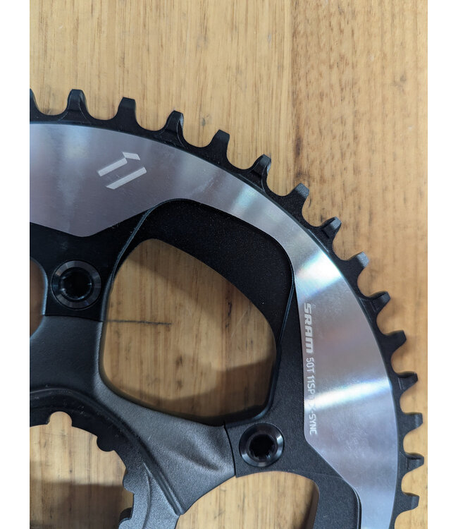 Sram Sram chain ring 50T X Sync direct mount 11 speed 110 BCD - 6 mm offset 5 bolt c-ring on spider