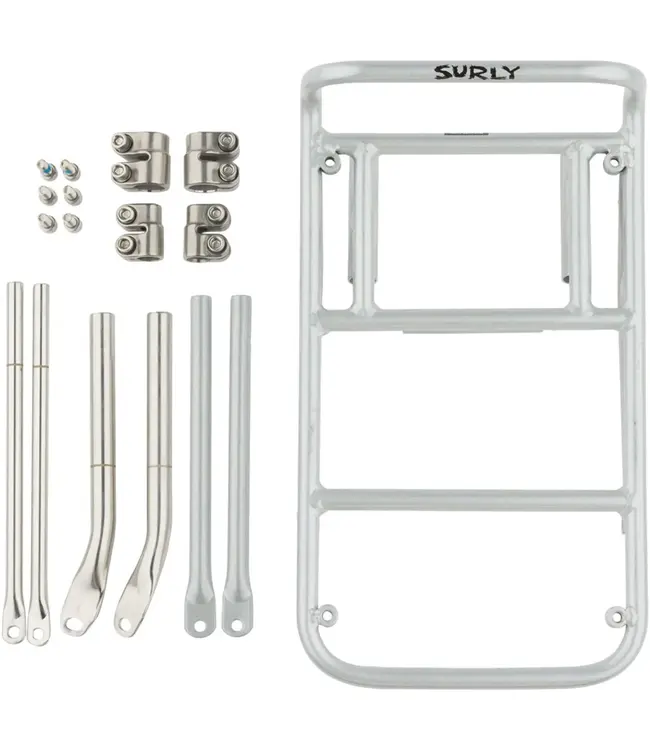 Surly Surly 8-Pack Rack  2.0 SIlver