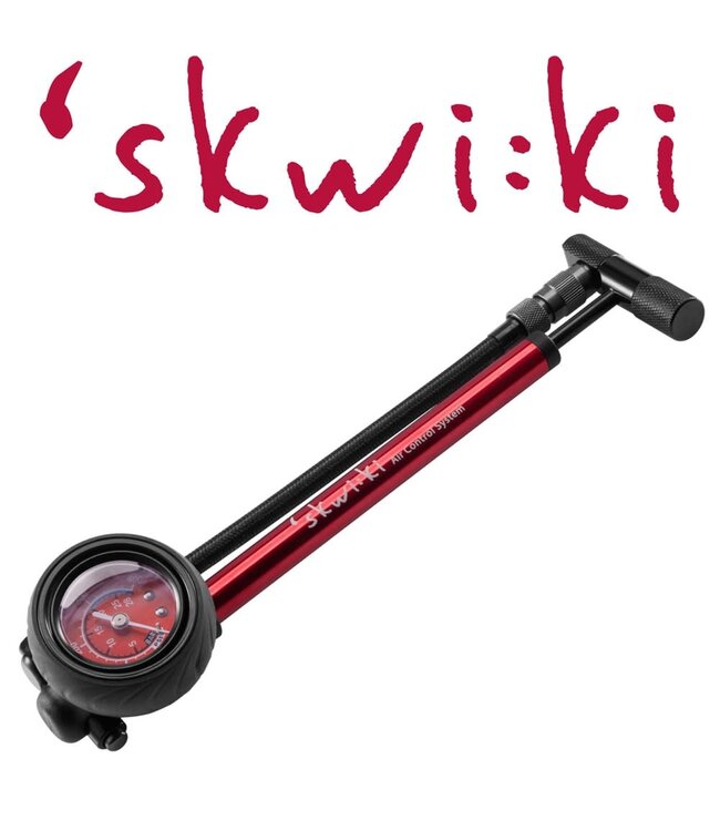 Skwi:ki Skwiki Shock Pump - CNC Red 400 psi