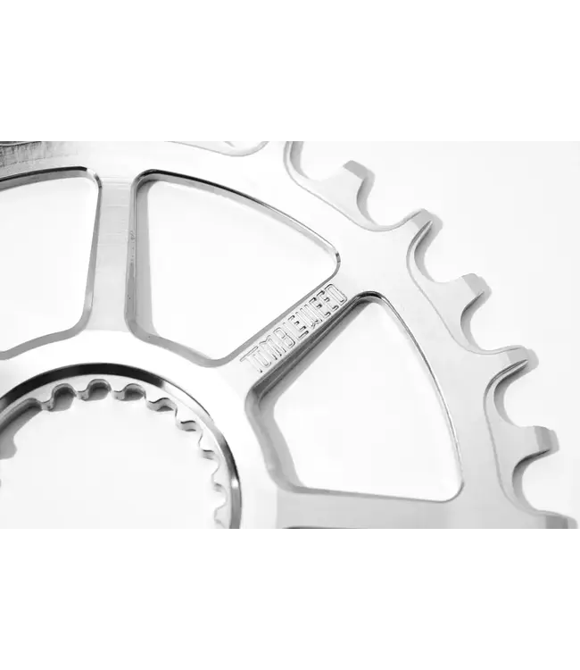Tumbleweed Bicycle Co. Tumbleweed Wagon Wheel Chainring 32 tooth + 3mm Offset 304 Stainless (silver)
