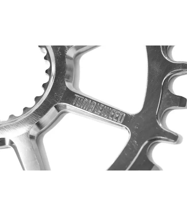 Tumbleweed Bicycle Co. Tumbleweed Wagon Wheel Chainring 32 tooth + 3mm Offset 304 Stainless (silver)