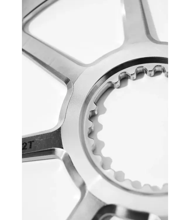 Tumbleweed Bicycle Co. Tumbleweed Wagon Wheel Chainring 32 tooth + 3mm Offset 304 Stainless (silver)