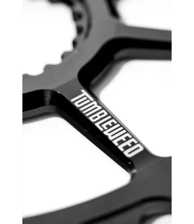 Tumbleweed Bicycle Co. Tumbleweed Wagon Wheel Chainring 32 tooth + 3mm Offset 7075 Alloy Black