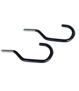 Pro Series Bicycle Storage Hooks Standard Black (pair)