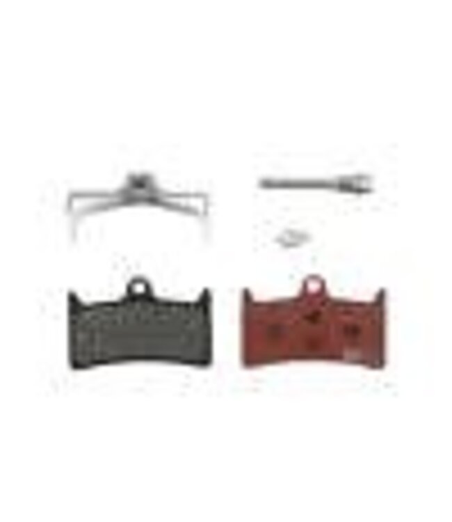 HOPE BRAKE PADS STANDARD TYPE (RED)  E4/M4/RX4 4 Pot