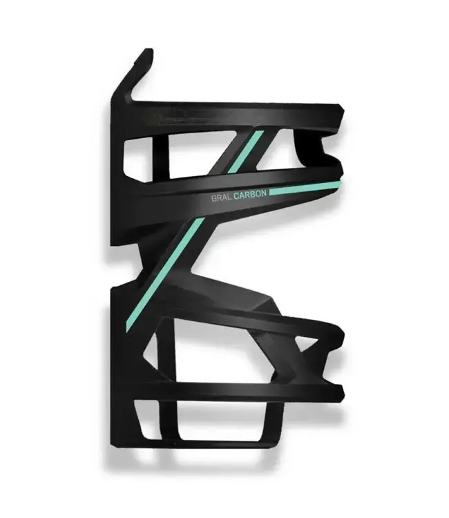 Bianchi Bianchi Bottle Cage Gral  Left Carbon CB Matte Black / Celeste