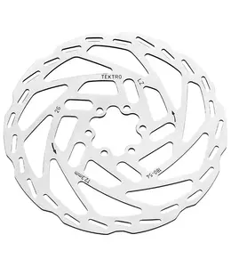 Tektro Disc Rotor 180mm 2.3mm Thick 6 Bolt Stainless