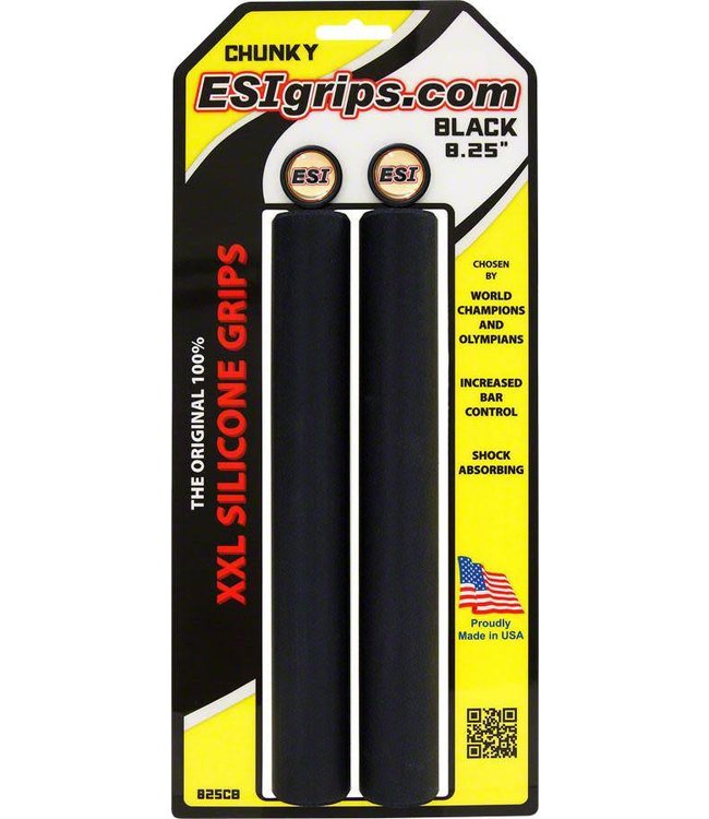 ESI Grips Chunky XXL 8.25in (Jones) BLACK (825CB)