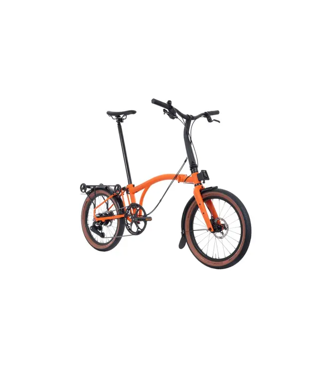 Brompton Brompton G Line Adventure Orange Medium w/ Rack Demo (NOT FOR SALE)