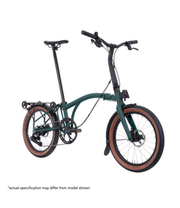 Brompton Brompton G line w/ Rack + Mudguards Forrest Green Small Demo (Not For Sale)