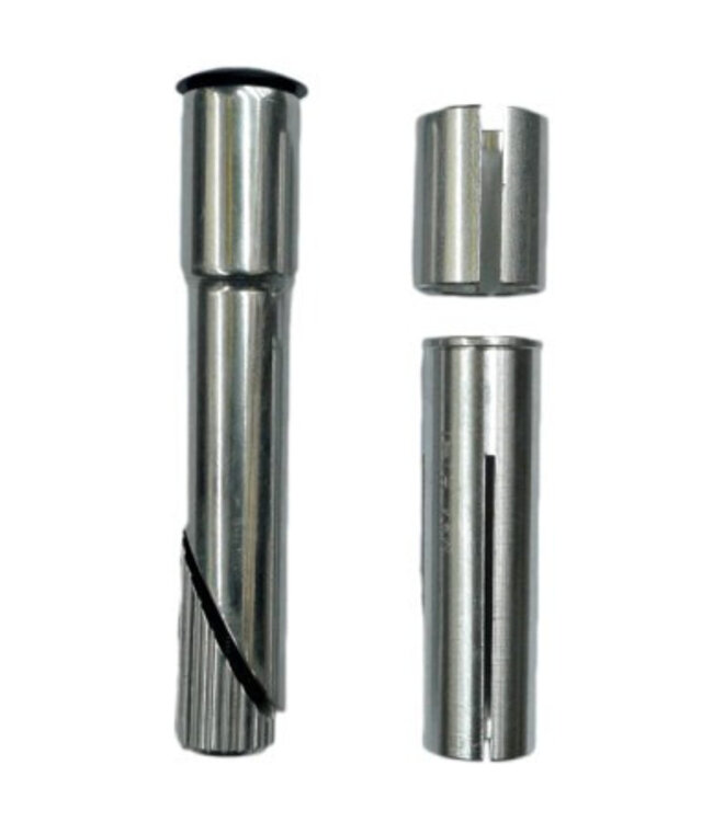 BPW Ahead Stem Quill Converter Adaptor Shim 22.2 25.4 Silver