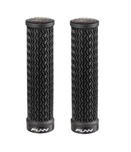 FUNN Grips - Holeshot - One Sided Lock - Triple Fin - 30.5mm - Black