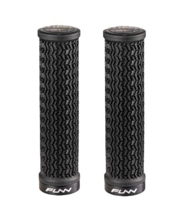 FUNN Grips - Holeshot - One Sided Lock - Triple Fin - 30.5mm - Black