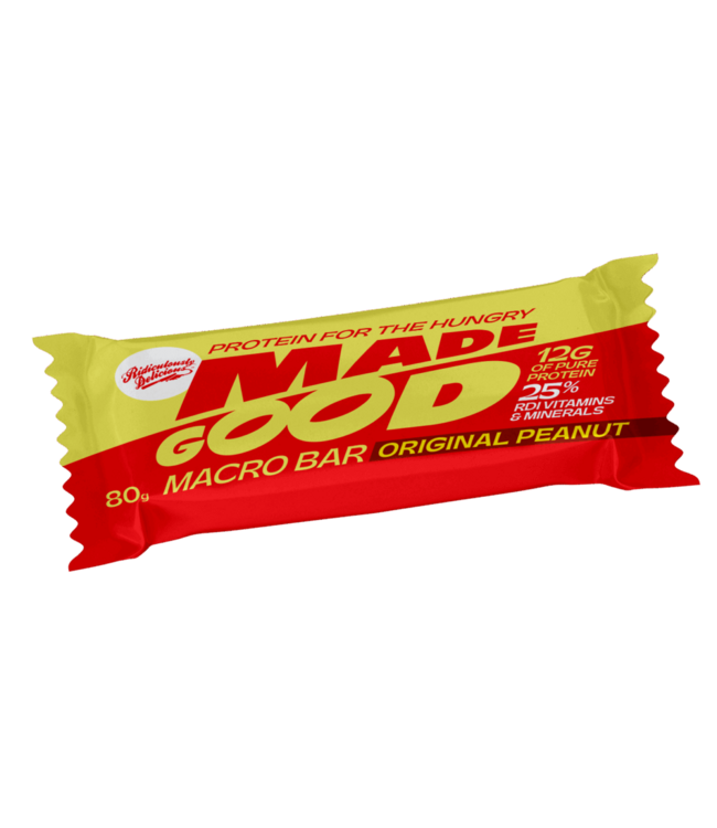 Ridiculously Delicious Ridiculously Delicious Peanut Butter Made Good Macro Bar 80g