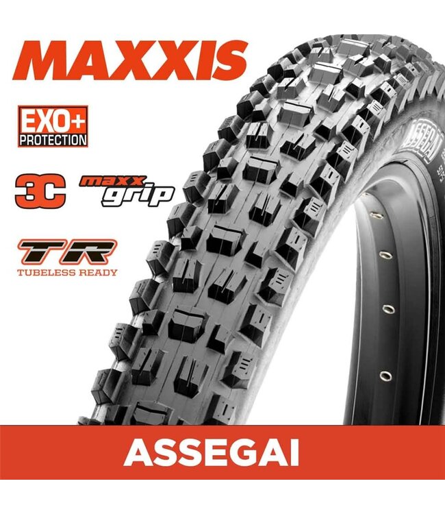 Maxxis Maxxis Assegai 29 X 2.50  Tyre 3C Maxxgrip TR Folding Black