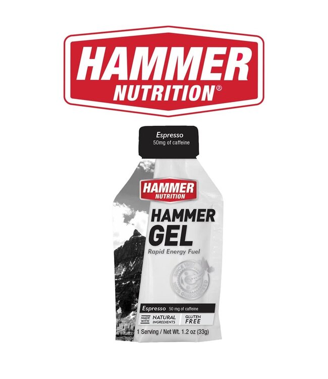 Hammer Nutrition Hammer Nutrition Gels - Espresso (33g) With 50mg Caffeine 1 Serve