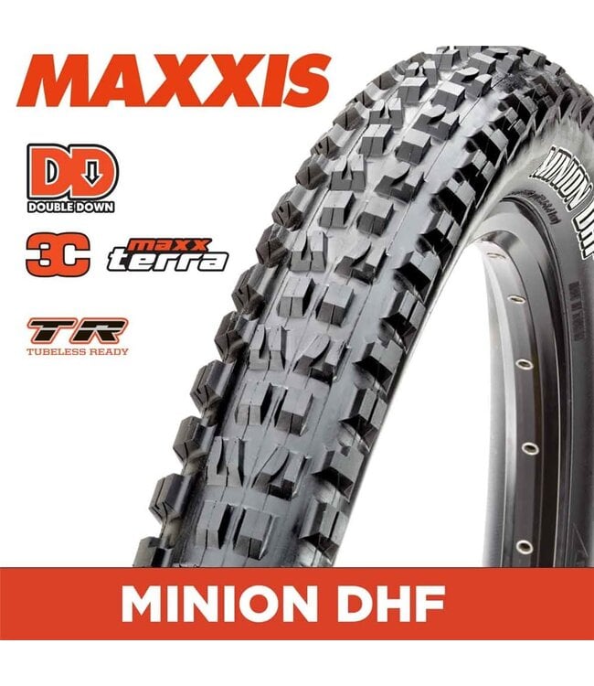 Maxxis MAXXIS Minion DHF - 29 X 2.50 WT Folding 120TPIx2 DD 3C MaxxTerra TR
