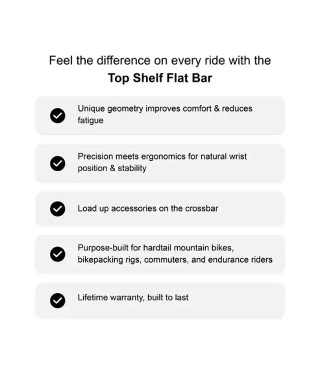 RedShift Top Shelf Flat Bar