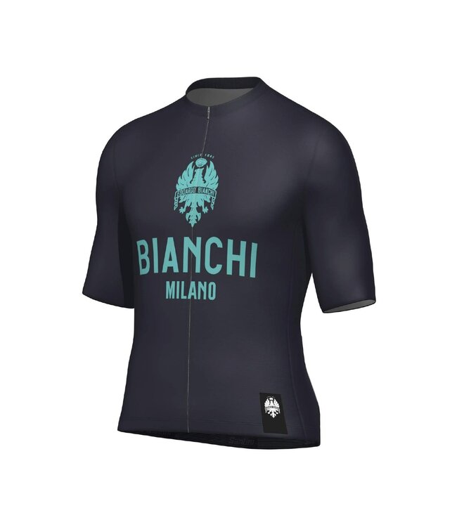Santini Bianchi Classic Jersey Classic Fit