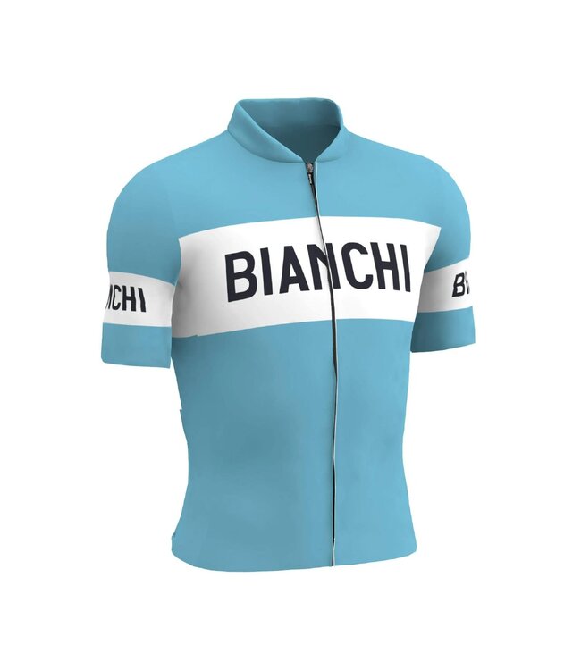 Santini Bianch Retro Jersey Classic Fit