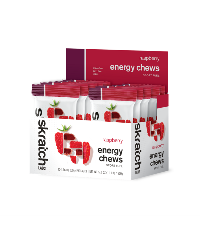 Skratch Labs Energy Chews Sport Fuel - Raspberry