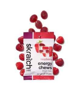 Skratch Labs Energy Chews Sport Fuel - Raspberry