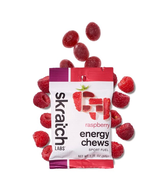 Skratch Labs Energy Chews Sport Fuel - Raspberry