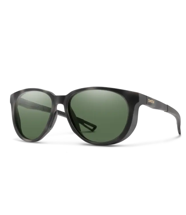 Smith Smith Sunglasses Seeker Matte Ash Tortoise | ChromaPop Polarized Gray Green