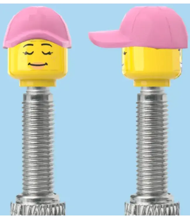 Brick Caps Brick Caps Presta Valve Pair Face Head