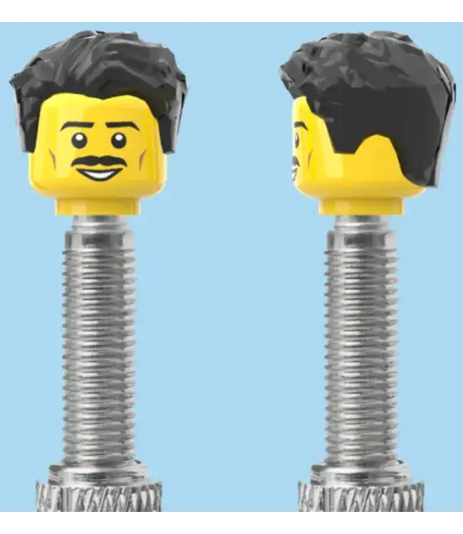Brick Caps Brick Caps Presta Valve Pair Face Head