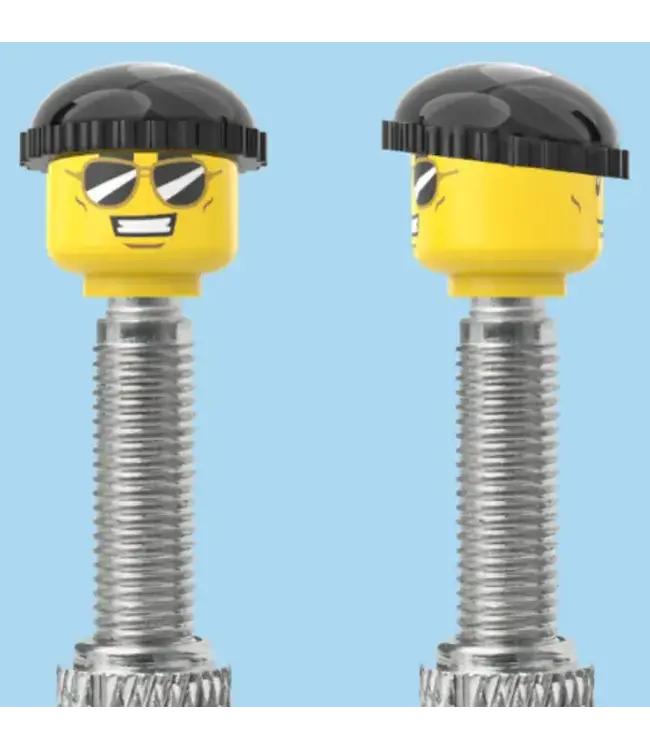 Brick Caps Brick Caps Presta Valve Pair Face Head
