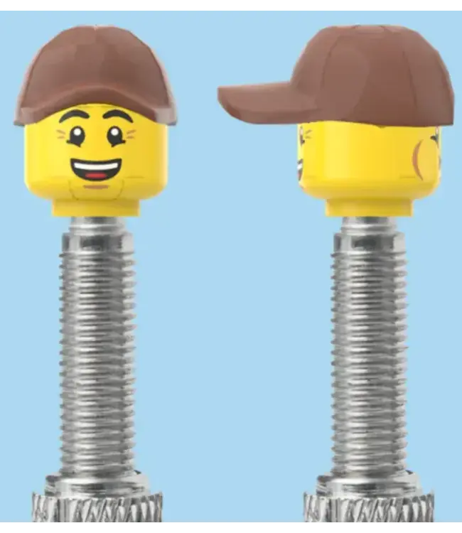 Brick Caps Brick Caps Presta Valve Pair Face Head