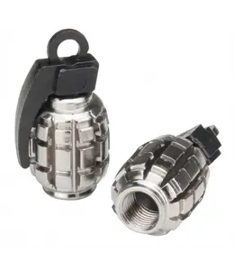 Valve Cap Grenade Alloy Anodised (Sold Individual)