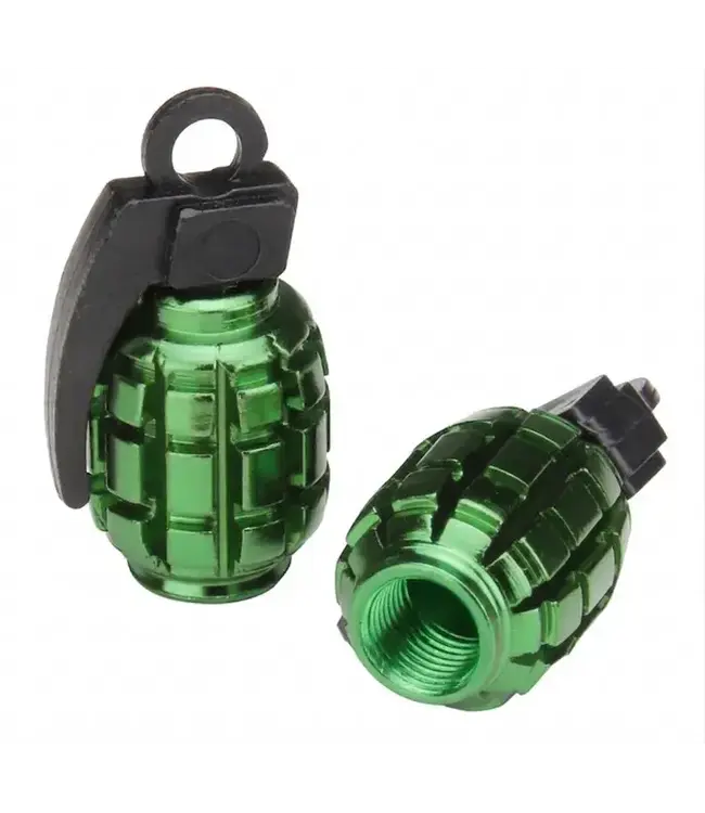 Valve Cap Grenade Alloy Anodised (Sold Individual)