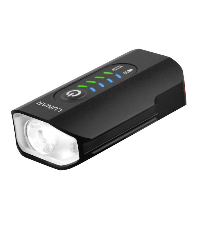 Lunar LUNAR 2 In 1 Light - CALLISTO - 600 Lumens - Front and Rear Light USB-C - Includes Helmet Mount