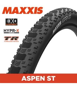 Maxxis Gravel Tyre - ASPEN ST - 700X55C - HYPR-X / EXO / TR - Foldable 120 TPI E50