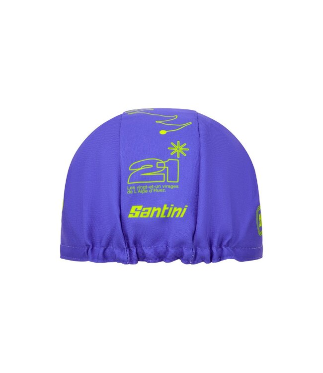 Santini Tour De France 26 Alpe D'huez Stage Cap Lilac