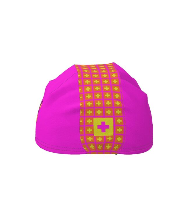 Santini Tour De France 26 Grand Depart Suisse Stage Cycling Cap Pink